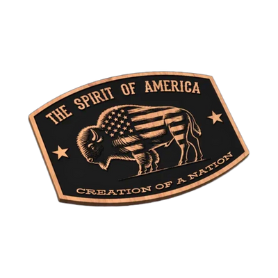 American Bison SVG file for laser cutting and CNC routing, LightBurn and Vectric ready