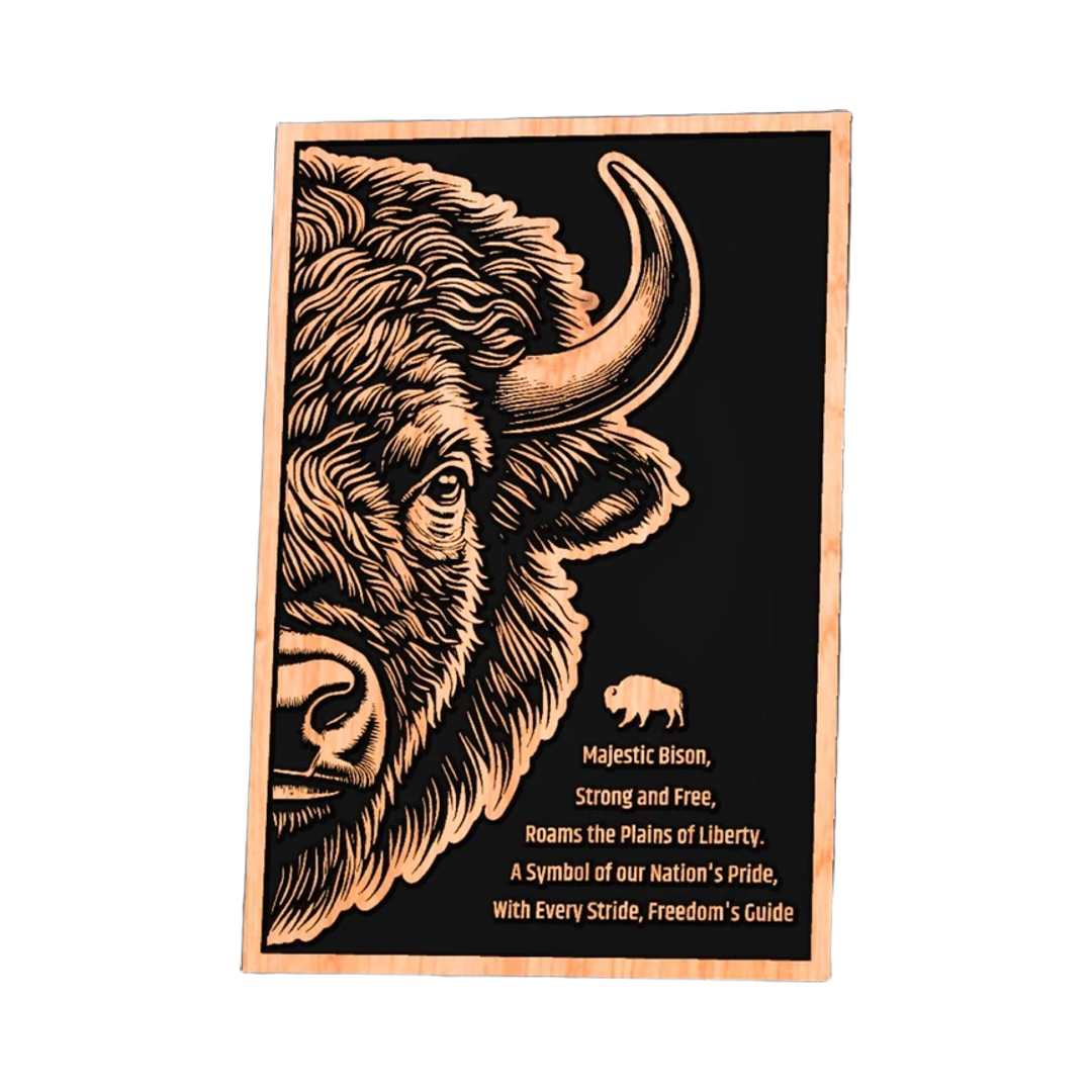 American Bison design preview, animals & wildlife