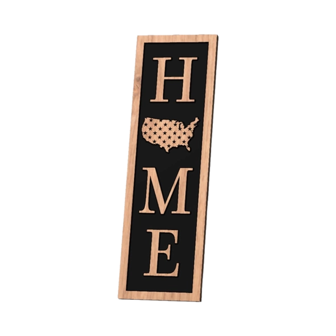 American Flag HOME Sign design preview, flags