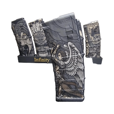 Archangel Warrior MAG Engraving File design preview, pmag designs