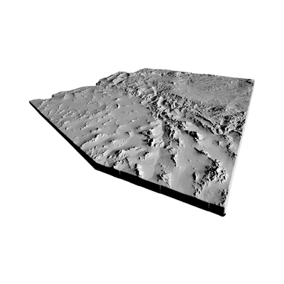 Arizona Terrain Map design preview, us states
