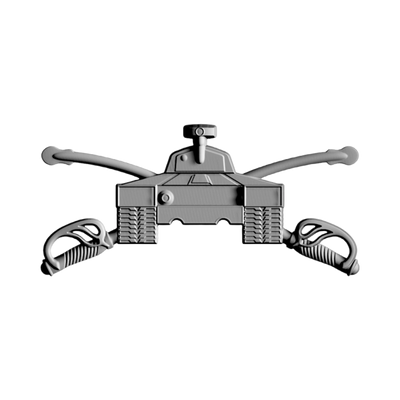Armor Branch STL file for 3D printing and CNC routing, LightBurn and Vectric ready