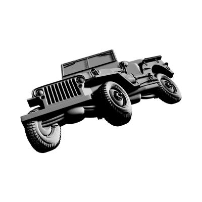 Vintage Army Jeep design preview, military & war