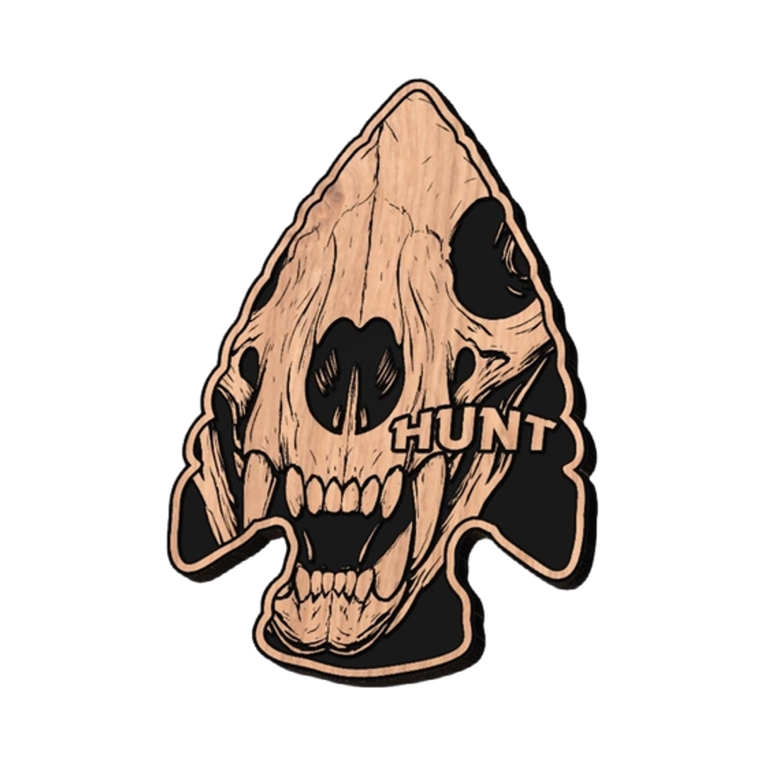 Arrowhead Black Bear Skull design preview, hunting, fishing & outdoors