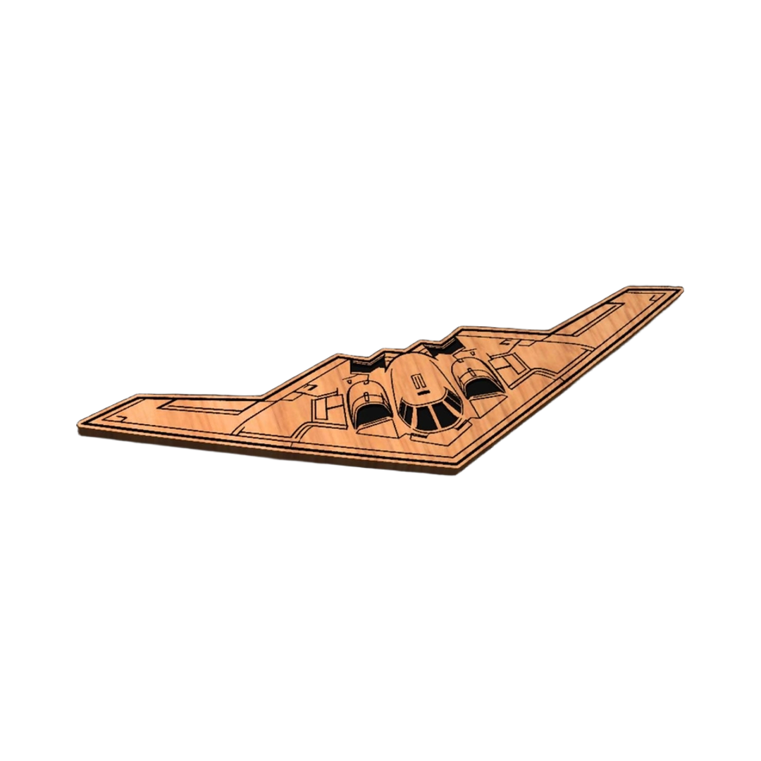 B-2 Spirit Bomber (Front) detail view, ready for digital crafting