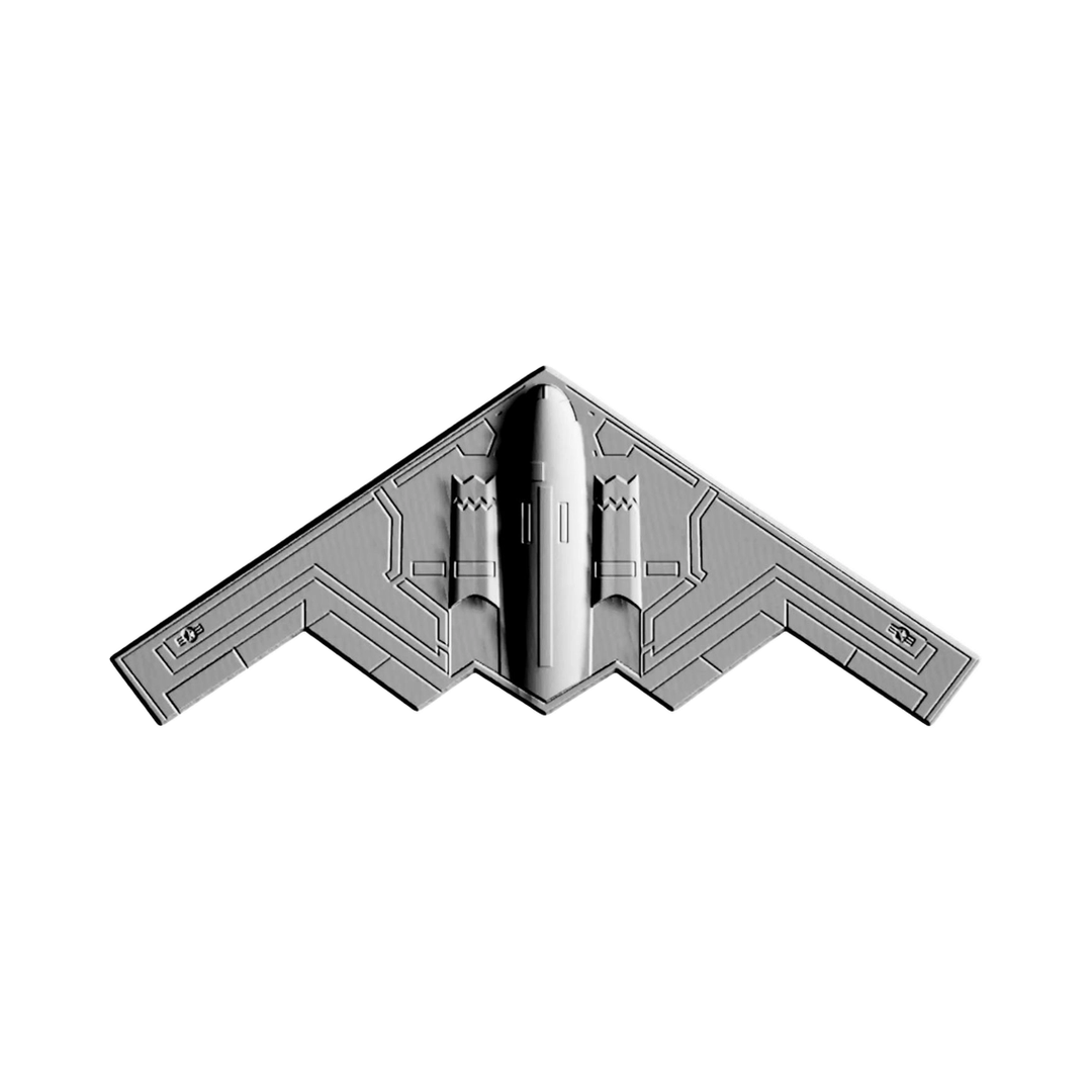 B-2 Stealth Bomber STL file for 3D printing and CNC routing, LightBurn and Vectric ready