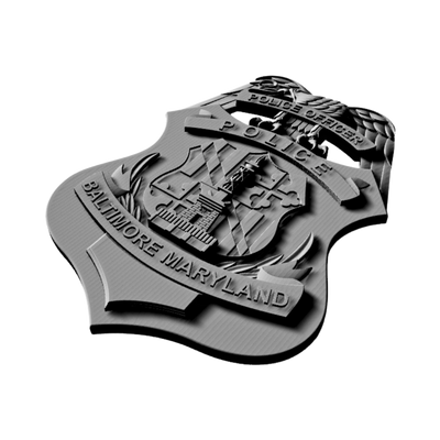 Baltimore Maryland Police Badge design preview, patches, badges & insignia