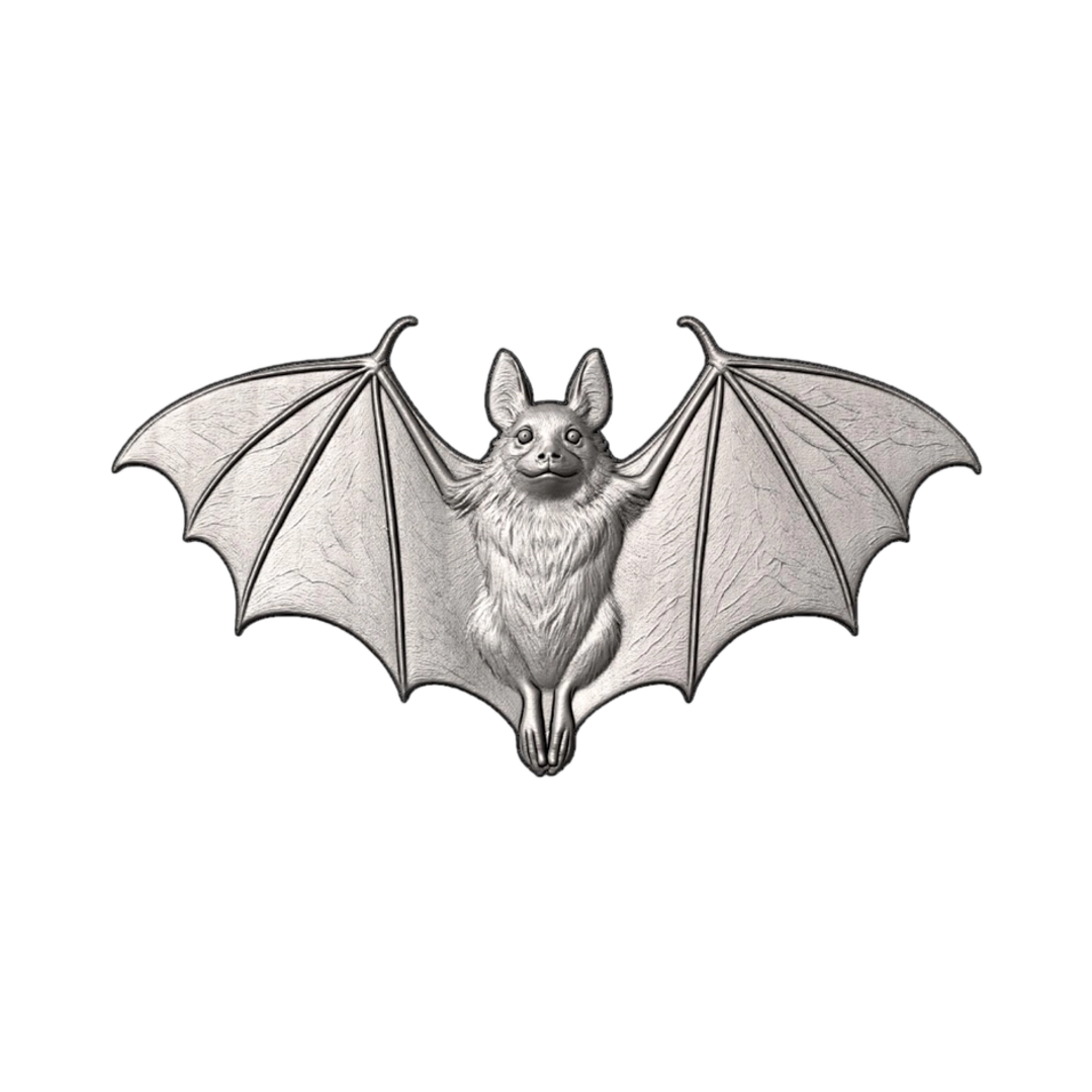 Halloween Bat STL file for 3D printing and CNC routing, LightBurn and Vectric ready