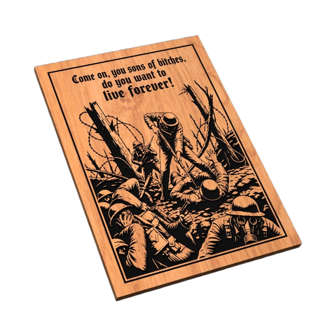 Battle of Belleau Design SVG file for digital crafting, LightBurn and Vectric ready