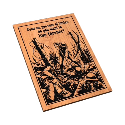 Battle of Belleau Design SVG file for digital crafting, LightBurn and Vectric ready
