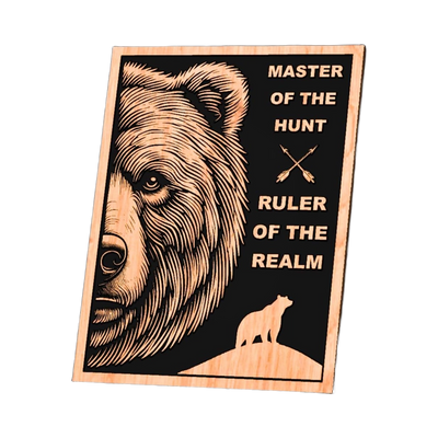 Bear Strength Sign design preview, animals & wildlife