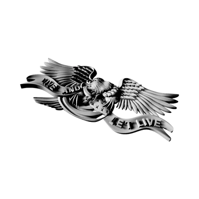Bellamy Eagle - Live and Let Live design preview, 2nd amendment & freedom