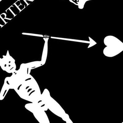Blackbeard Pirate 'No Quarter' Logo compatible with Glowforge and LightBurn