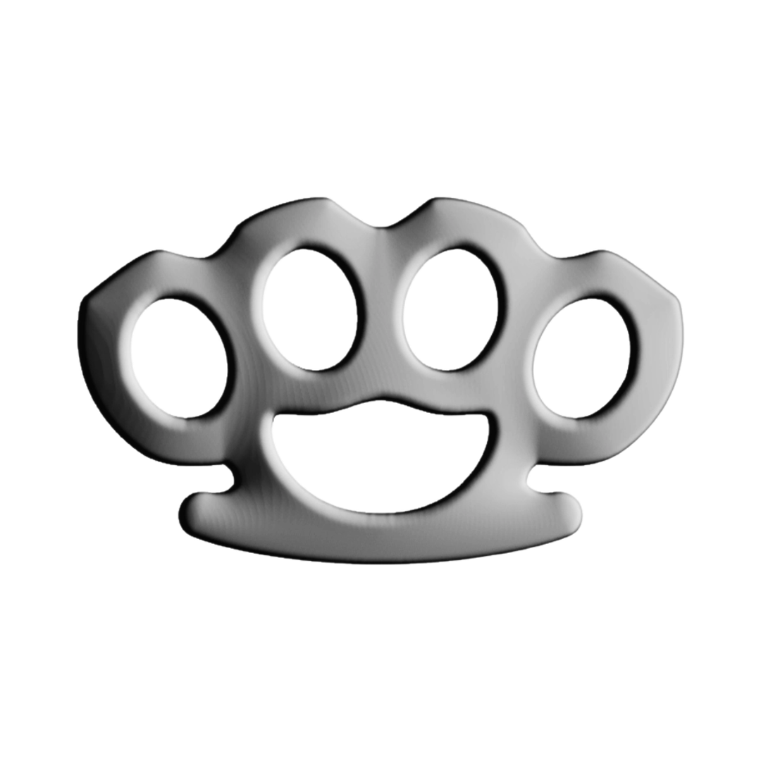 Brass Knuckles STL file for digital crafting, LightBurn and Vectric ready
