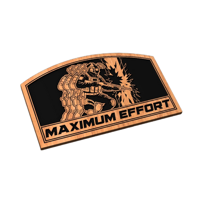 Breach Team Maximum Effort SVG file for digital crafting, LightBurn and Vectric ready