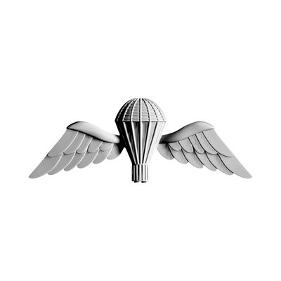 British Military Jump Wings STL file for 3D printing and CNC routing, LightBurn and Vectric ready