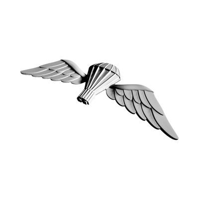 British Military Jump Wings detail view, ready for 3D printing and CNC routing