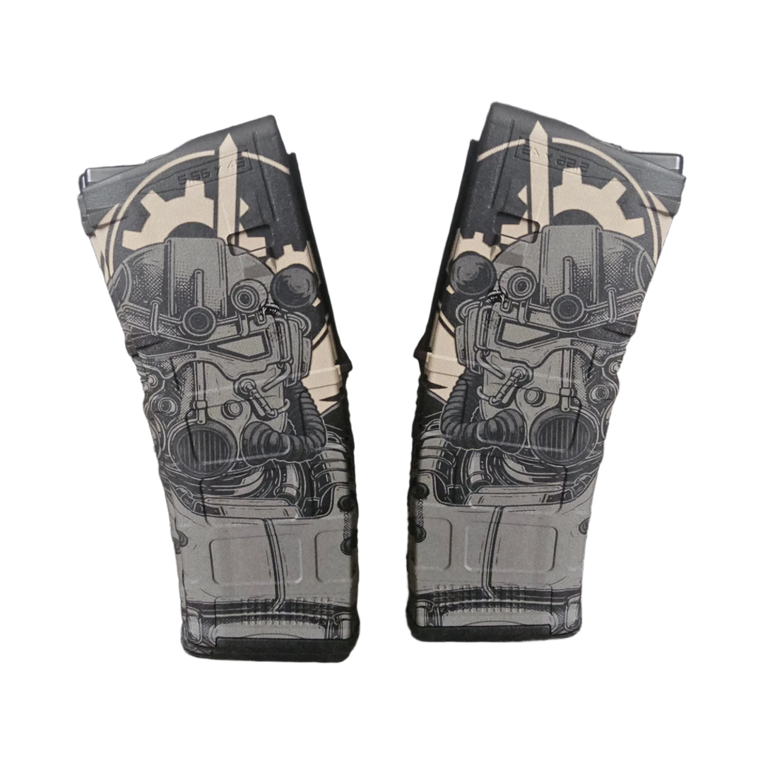 BrotherHood Armor MAG Lightburn Ready File design preview, pmag designs