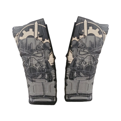 BrotherHood Armor MAG Lightburn Ready File design preview, pmag designs