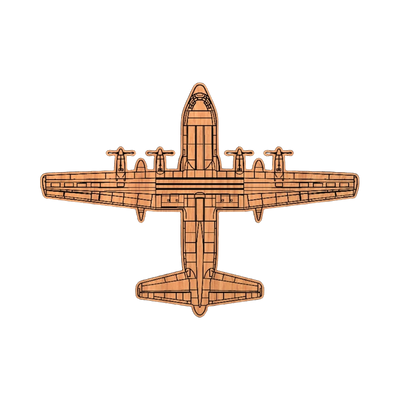 C-130 Hercules detail view, ready for digital crafting