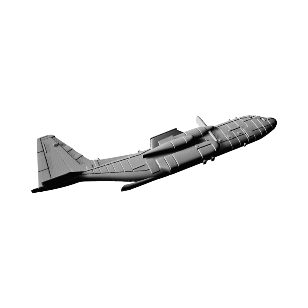C-130 Herucles (Side Profile) design preview, aviation & aircraft
