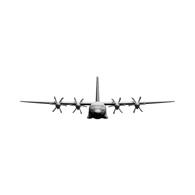 C-130J Hercules STL file for digital crafting, LightBurn and Vectric ready