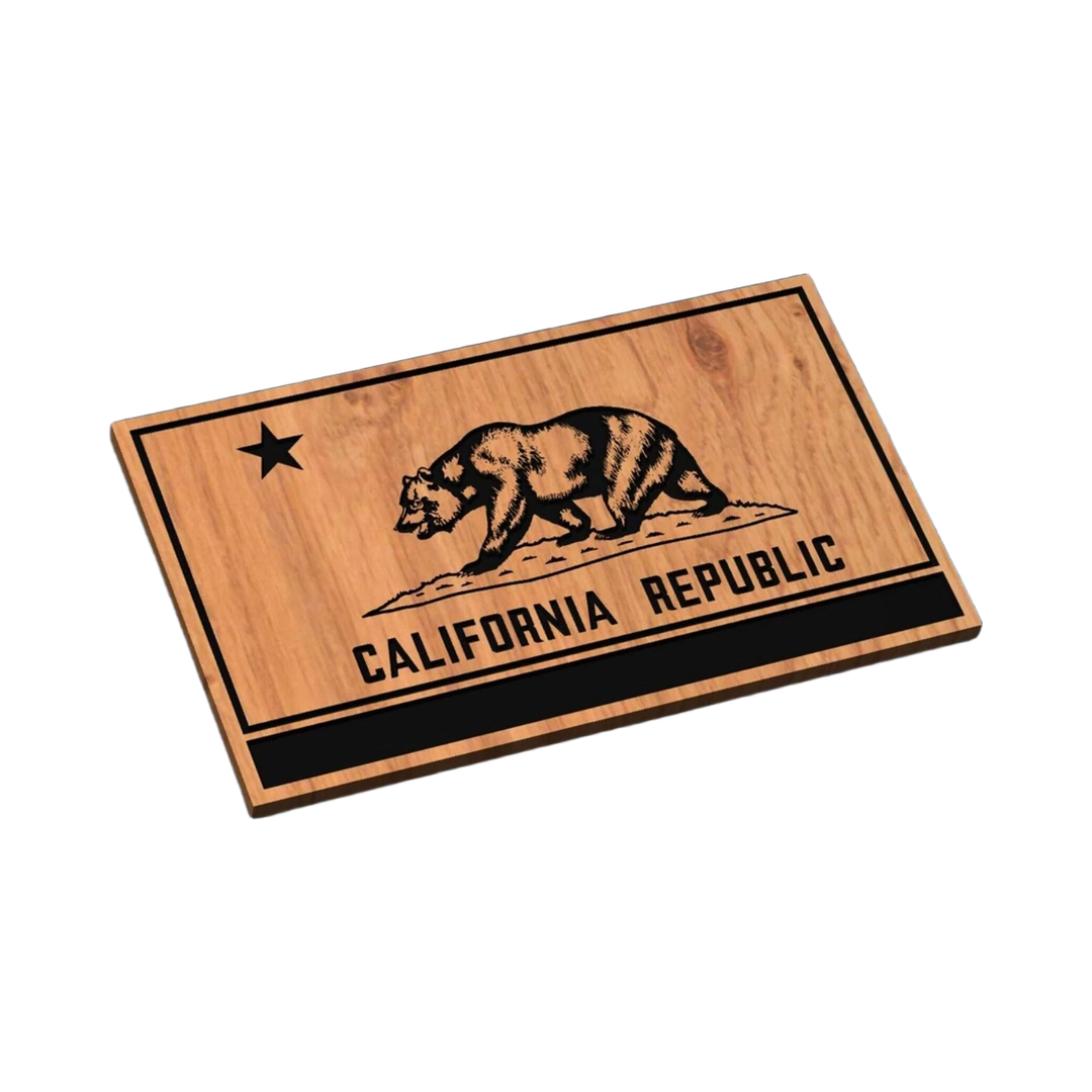 California State Flag SVG file for laser cutting and CNC routing, LightBurn and Vectric ready