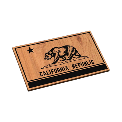 California State Flag SVG file for laser cutting and CNC routing, LightBurn and Vectric ready