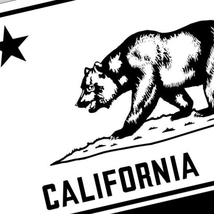 California State Flag detail view, ready for laser cutting and CNC routing