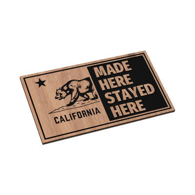 California State Pride compatible with LightBurn and Vectric