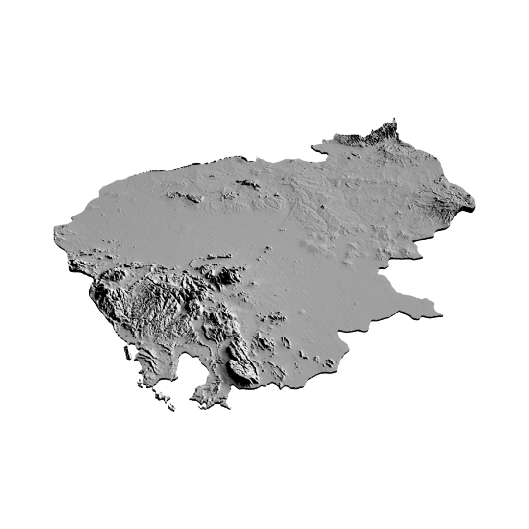 Cambodia Terrain Map design preview, countries & world