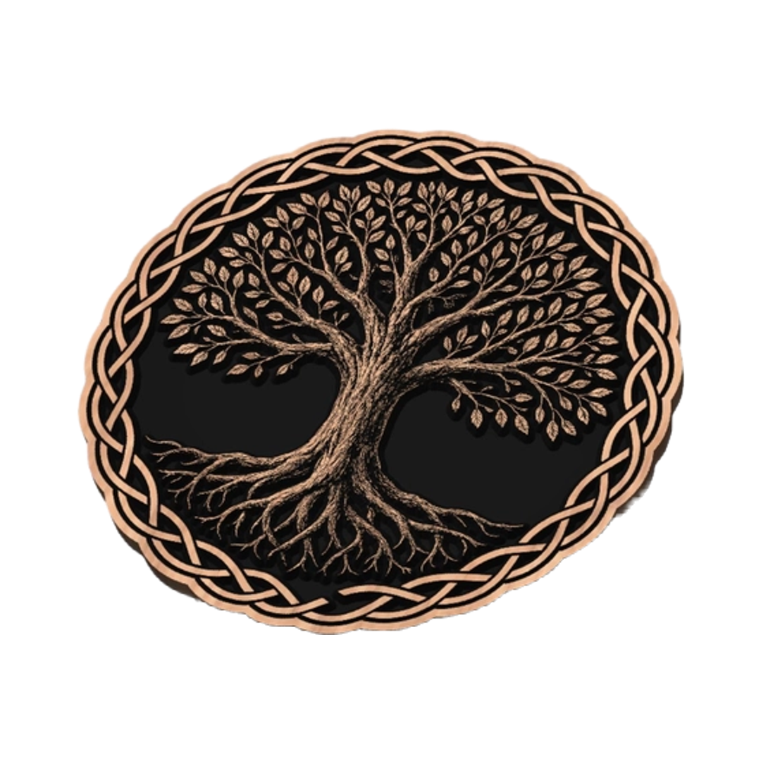 Celtic Tree of Life compatible with LightBurn and Vectric