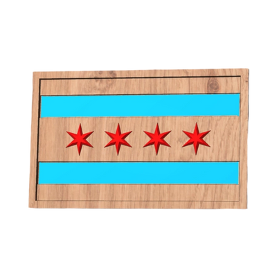 Chicago Flag design preview, flags