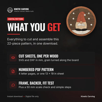 Christmas Gnome SVG file included with instant download