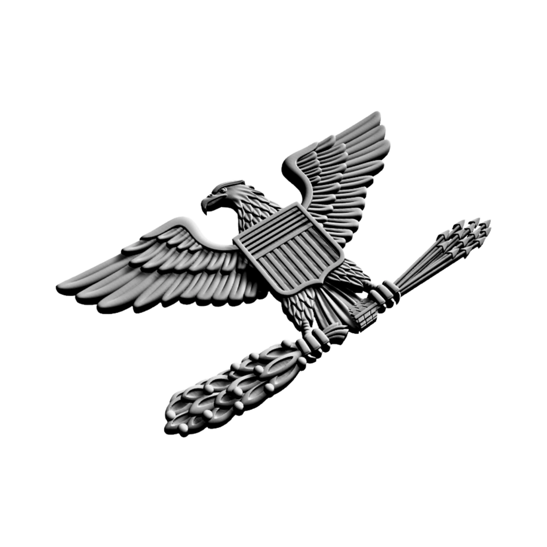 Colonel Rank detail view, ready for digital crafting