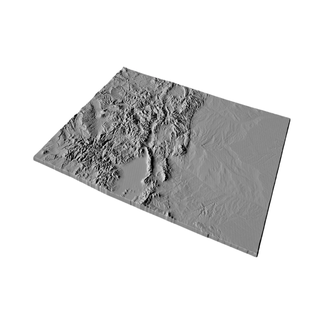 Colorado Terrain Map design preview, countries & world