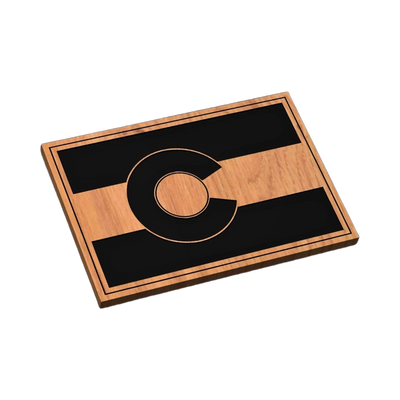 Colorado State Flag SVG file for laser cutting and CNC routing, LightBurn and Vectric ready