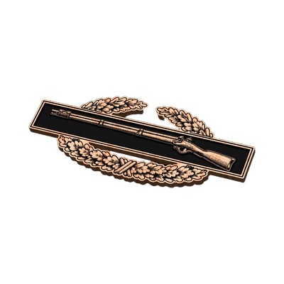 Combat Infantry Badge (Realistic) detail view, ready for digital crafting