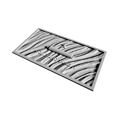 Come and Take It Wavy Flag detail view, ready for laser cutting and CNC routing