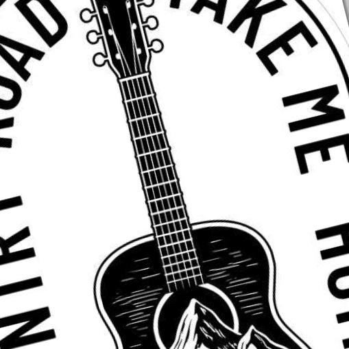 Country Road Guitar detail view, ready for laser cutting and CNC routing