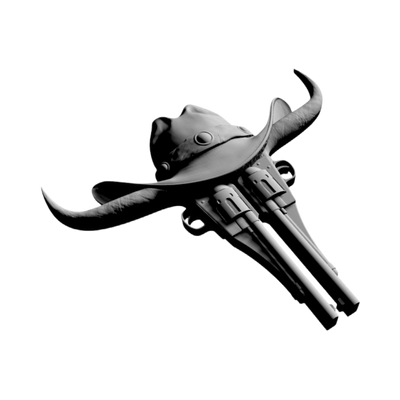 Cowboy Hat & Revolvers design preview, weapons & tactical
