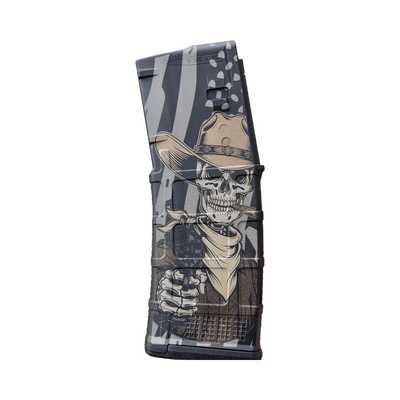 Cowboy Skeleton MAG design preview, pmag designs