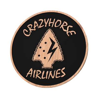 160th SOAR Crazyhorse Airlines detail view, ready for laser cutting and CNC routing