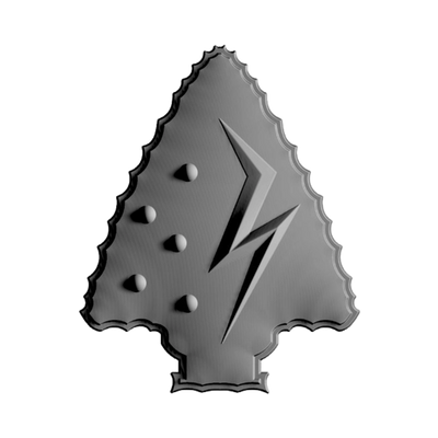 160 SOAR Crazyhorse Airlines STL file for 3D printing and CNC routing, LightBurn and Vectric ready