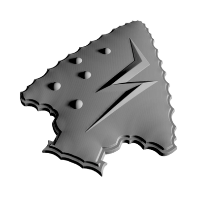 160 SOAR Crazyhorse Airlines detail view, ready for 3D printing and CNC routing