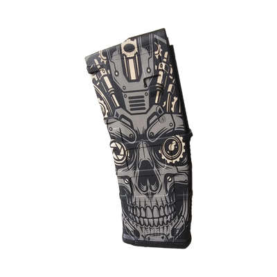 Cyberpunk Skull MAG Digital Design design preview, pmag designs