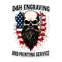 D&H Engraving and Printing Service logo