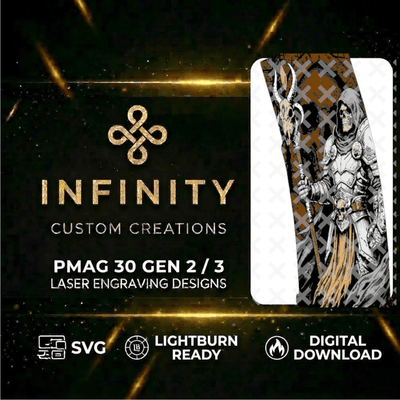 Dark Overlord MAG Fiber Laser Engraving Design design preview, pmag designs