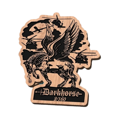 160th SOAR Darkhorse design preview, patches, badges & insignia