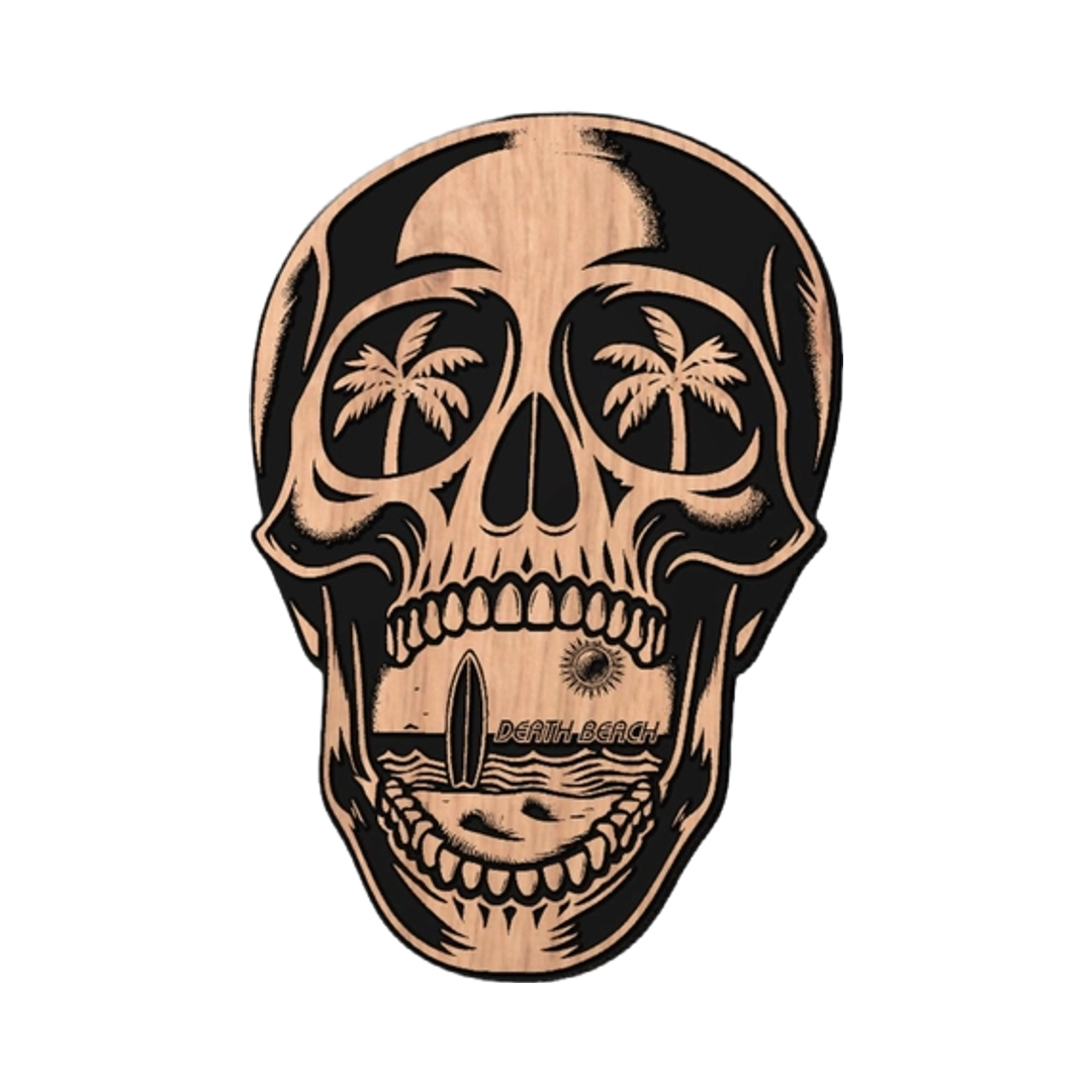 Death Beach Skull design preview, skulls & skeletons